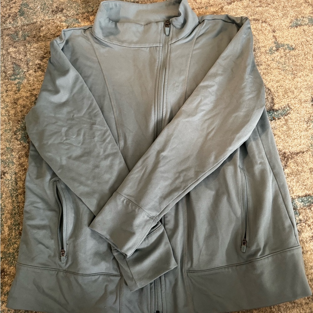 Full zip workout sweater